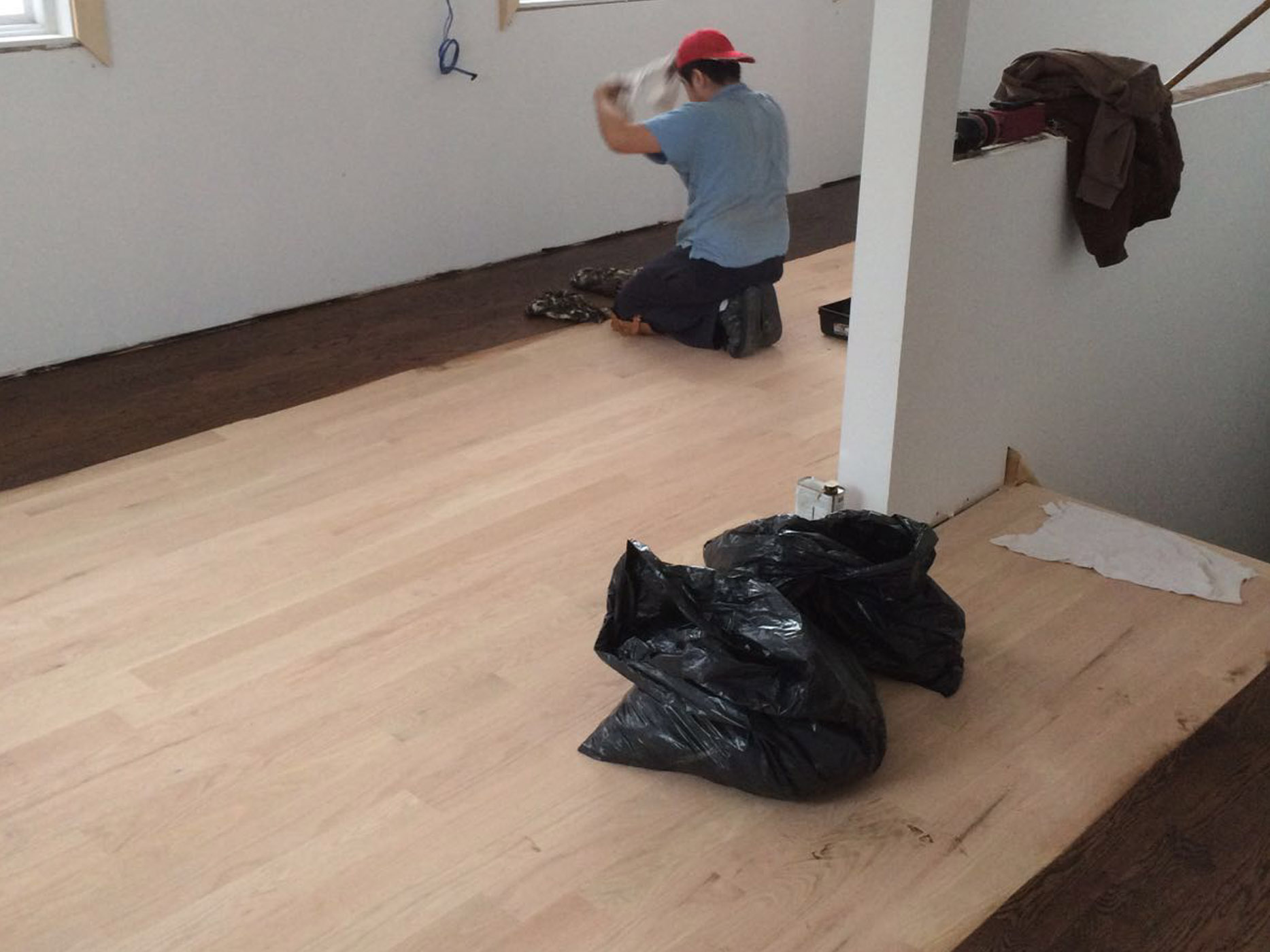 hardwood floors Staining