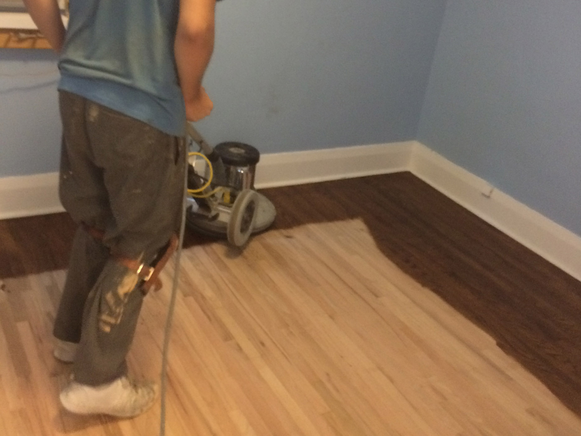 hardwood floors Staining